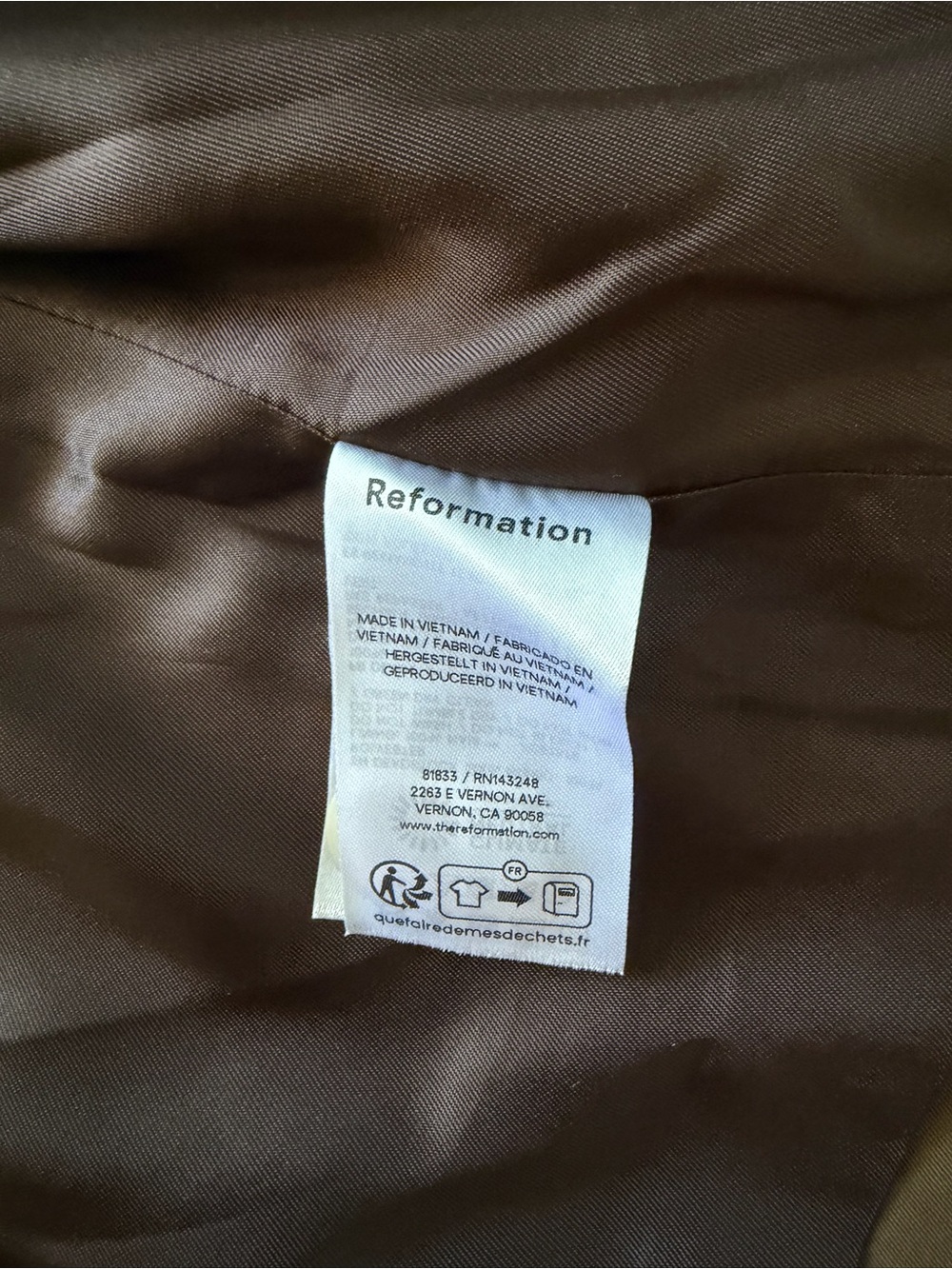 Reformation Fisher Oversized Trench Coat - Picture 7 of 9